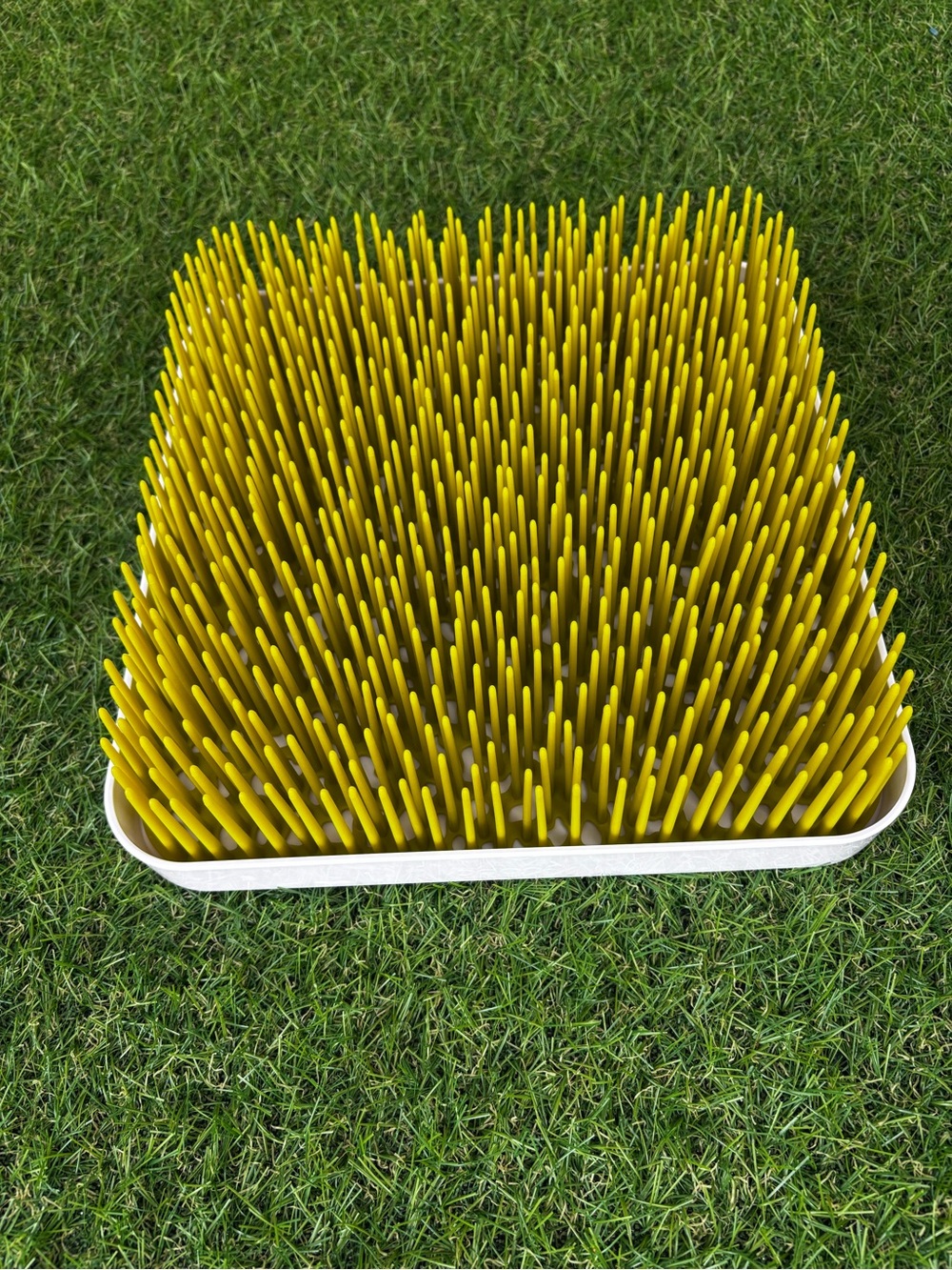 Boon Grass Countertop Drying Rack , Green Bottle Rack and Organizer 9.75x3x 10
